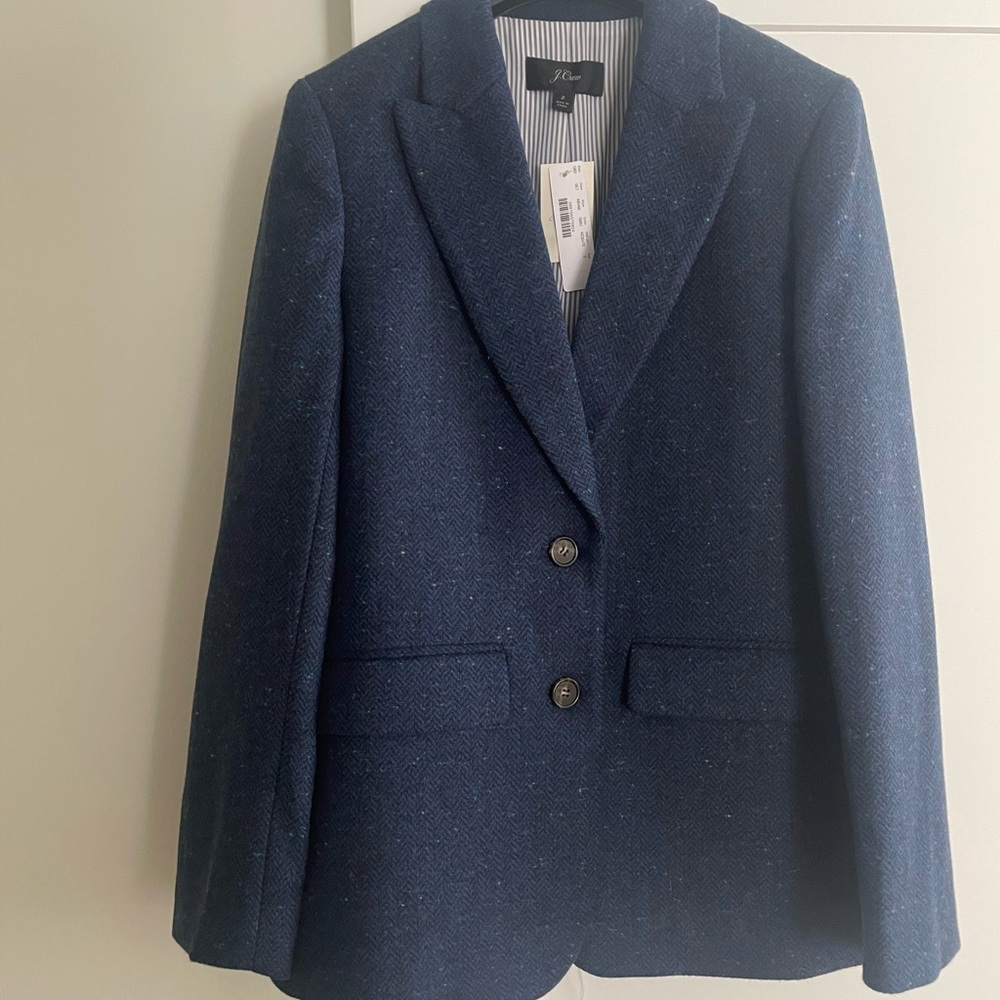 J.Crew Navy Blazer-NWT-Size Small - Picture 4 of 6
